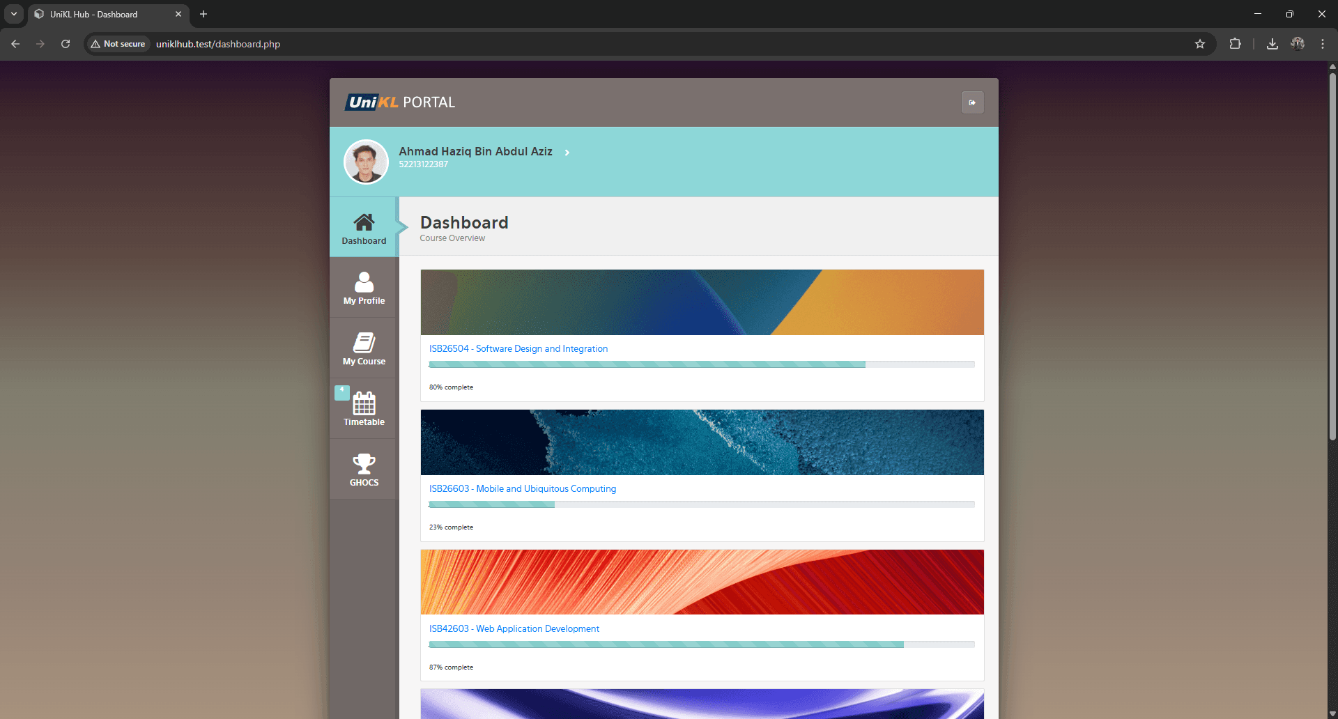StudentHub - A Centralized Student Portal